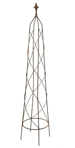 Metal garden obelisk climbing - garden,