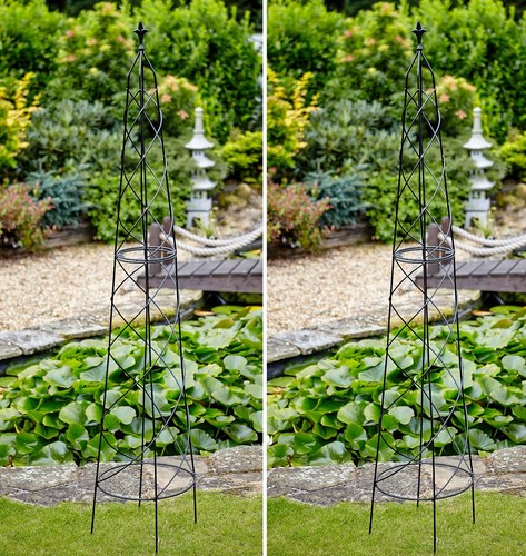 Nostell garden obelisks - nostell,