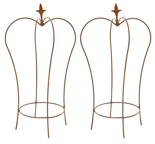 Metal plant pot - metal,
