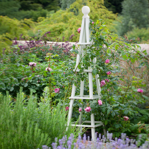 Wooden garden obelisk sage - wooden,