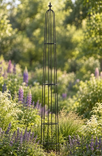 Extra tall metal - tall, garden