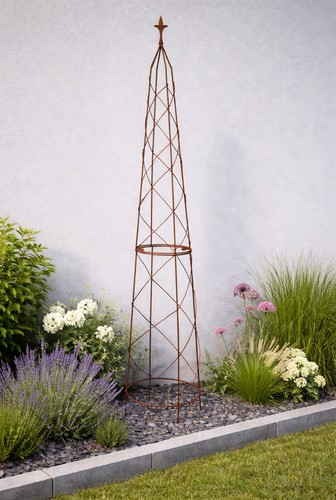 Garden obelisk metal - garden, plant